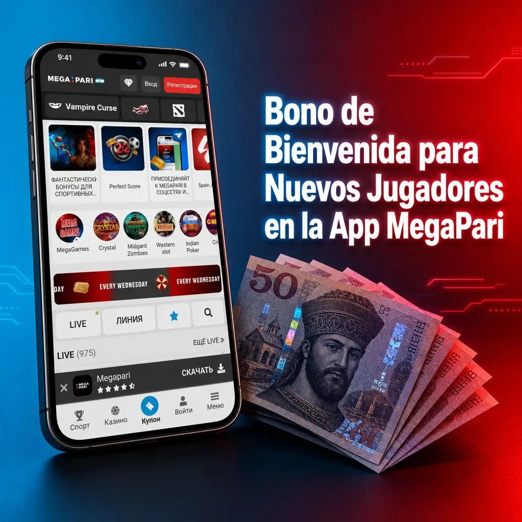 Bono de bienvenida MegaPari para nuevos jugadores