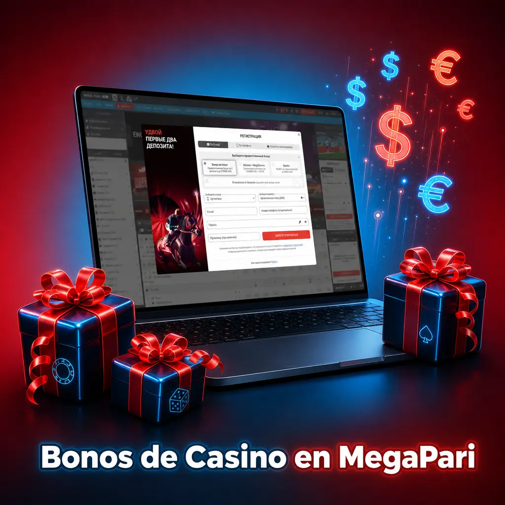 Bonos de casino en MegaPari para jugadores en Argentina