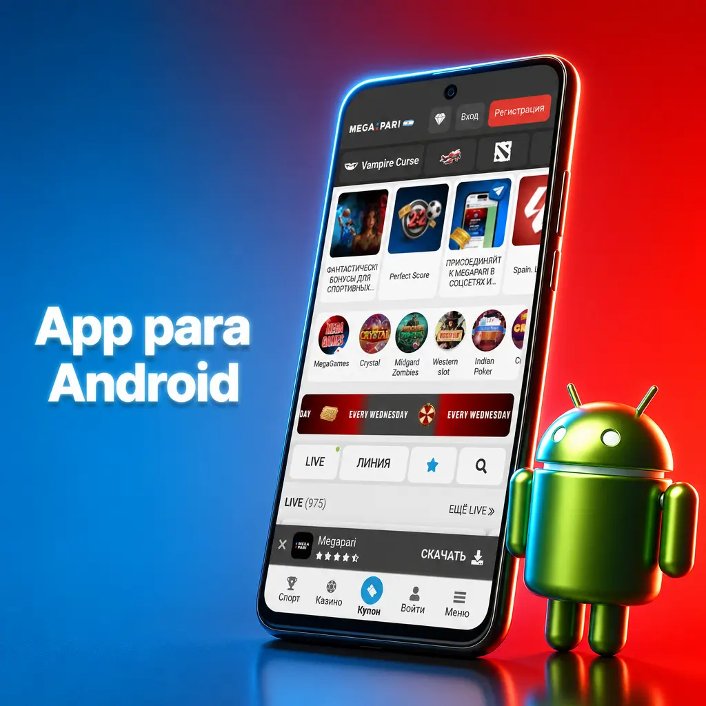 App de MegaPari para Android