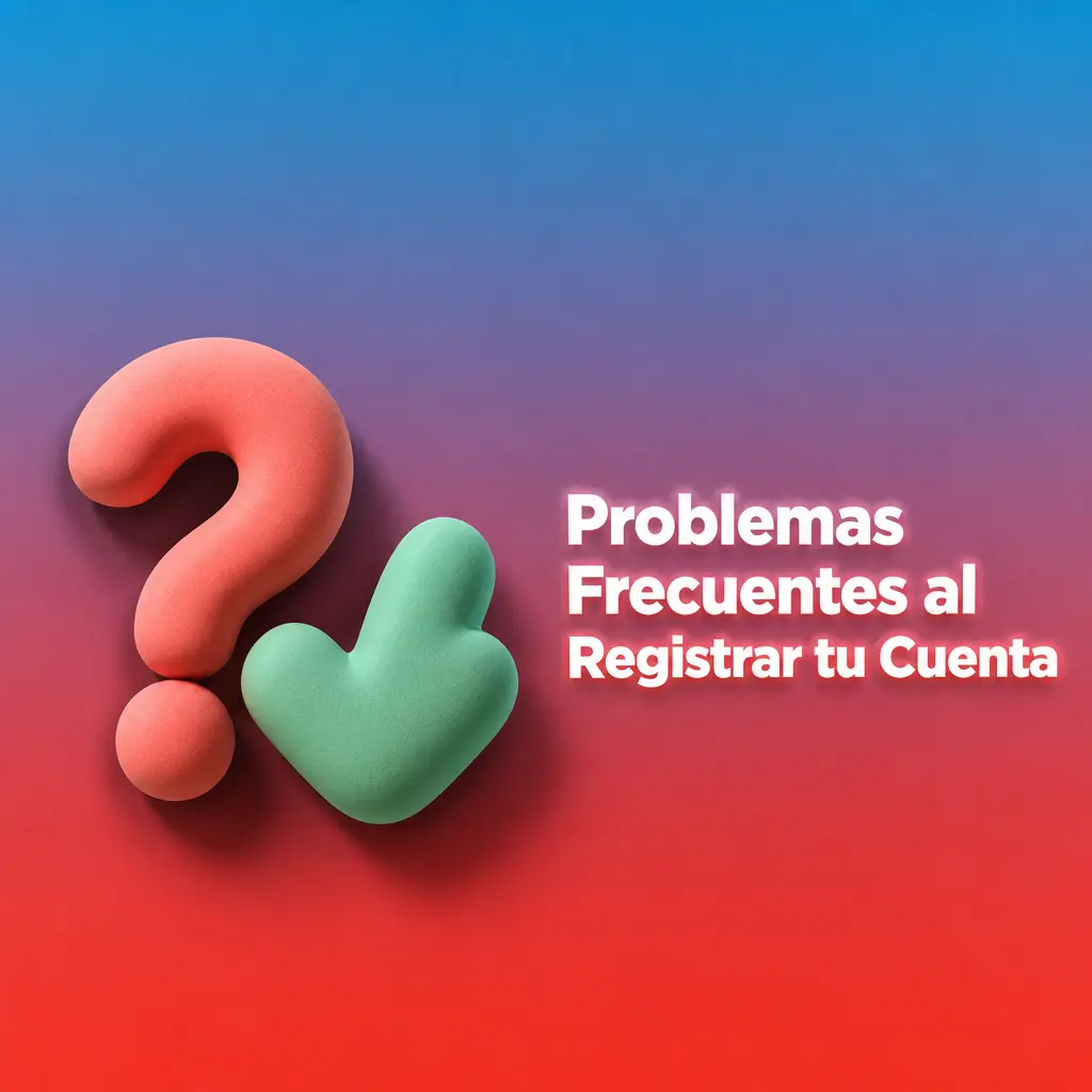 Solución de problemas frecuentes al registrar cuenta